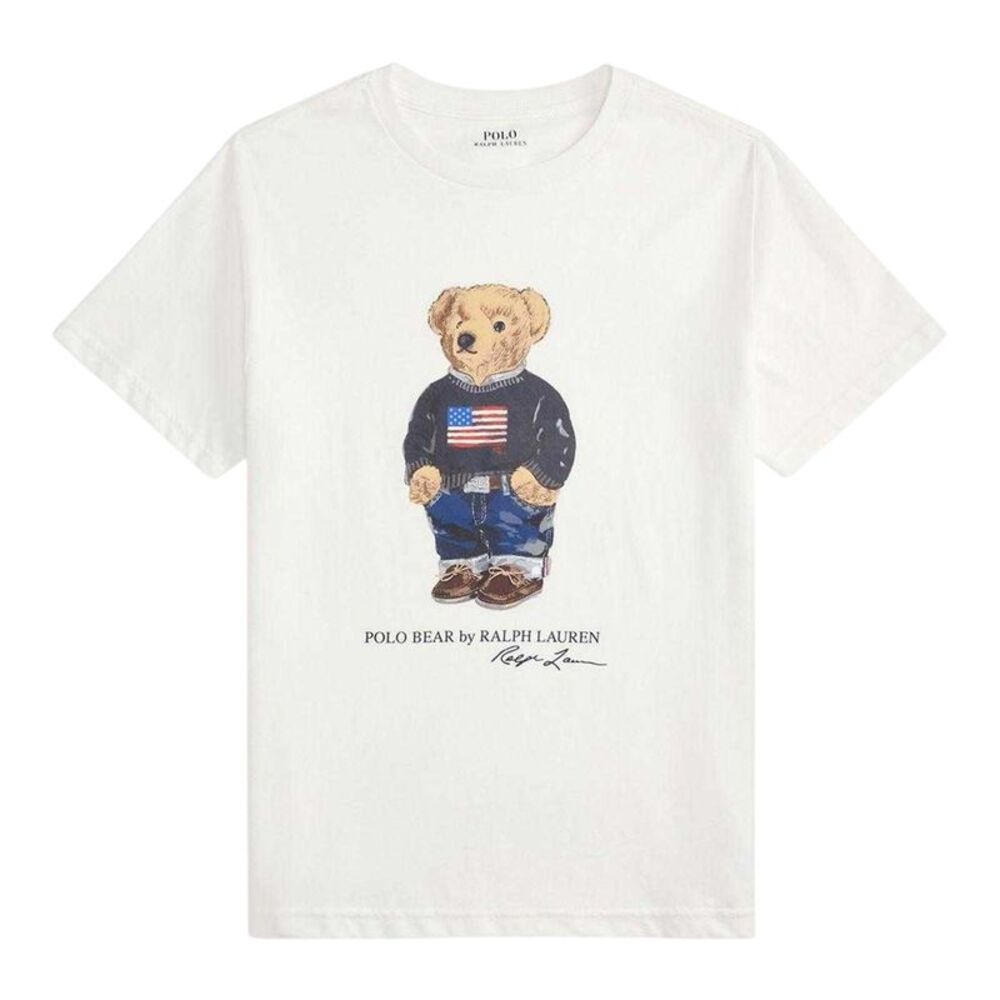 Ralph Lauren Childrens/Kids Polo Bear Bear T-Shirt / White